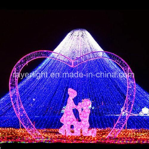 Wedding Decoration Valentine′ S Day Decoration LED Motif Light Heart Light