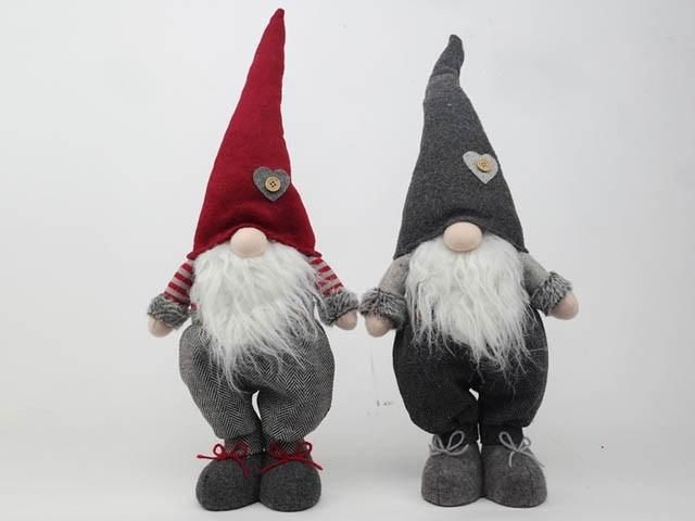 12 Inch Indoor & Outdoor Plush Elf Christmas Decoration