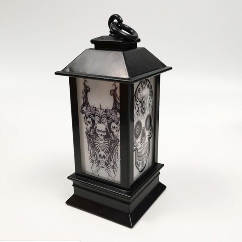 LED Halloween Series Pattern Lantern Scene Decoration Props Skeleton Lighthouse