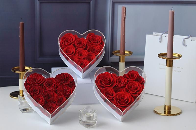 Christmas Decoration Preserved Rose Artificial Flower Wedding Anniversary Gifts