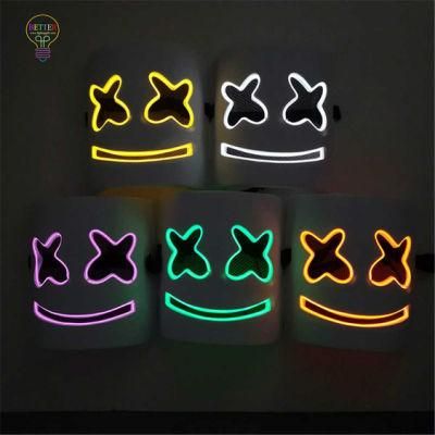 DJ Mask LED Mask Marshmello Helmet