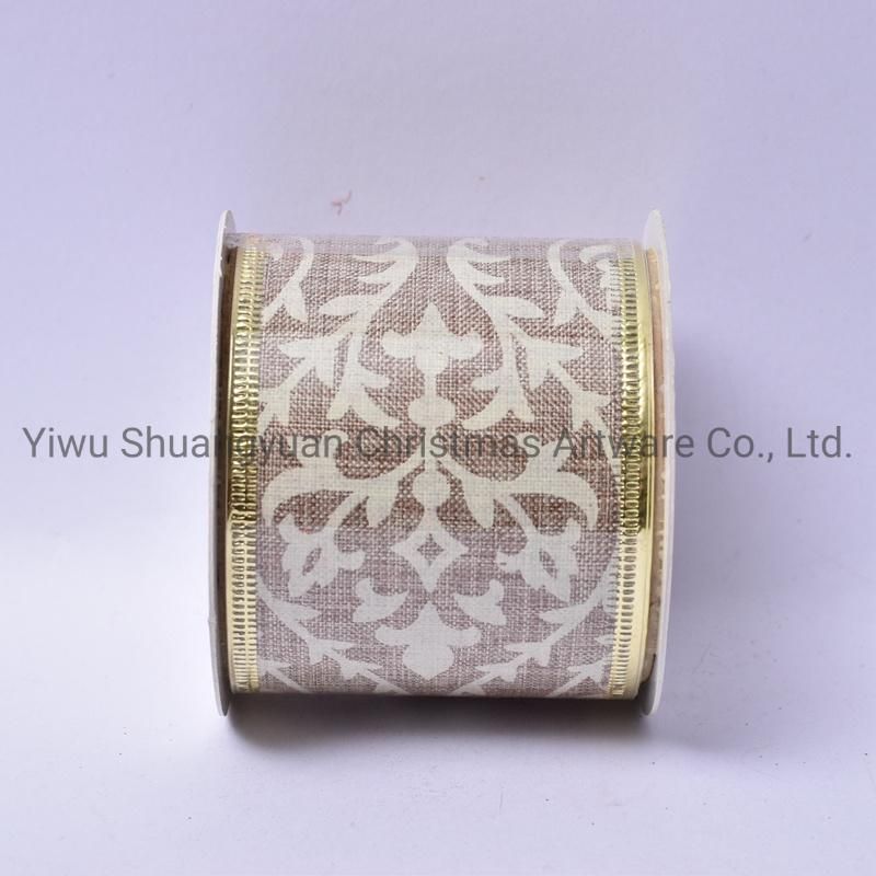 Christmas Ribbon Decor for Holiday Wedding Party Decoration Supplies Hook Ornament Craft Gifts