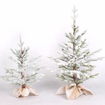 Yh1908 Snow Flock Natural Artificial Christmas Tree