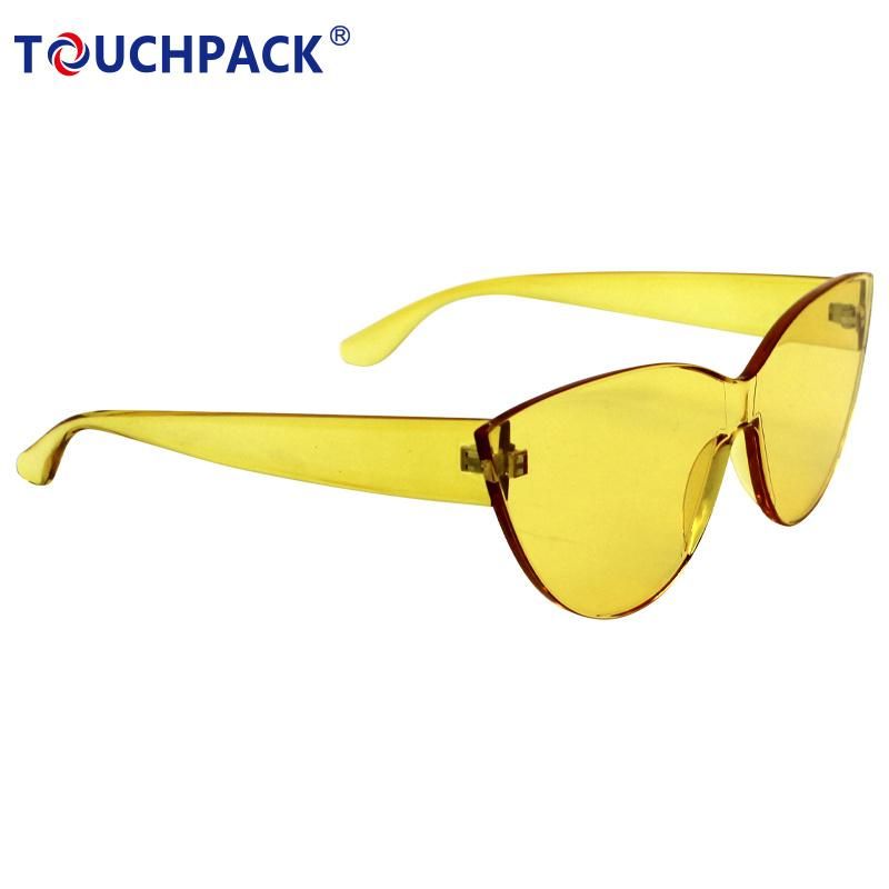 Customized Design Shape UV400 Sunglasses with Logo Printing