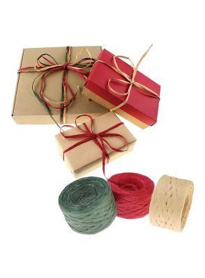 Cheap Price 0.25 Inch Christmas Gift Packing Raffia Rope Natural Raffia Rope