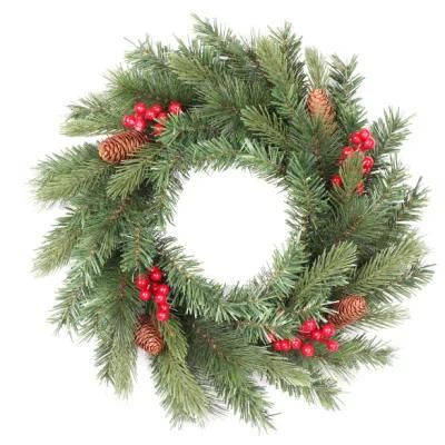 Yh2015 Hot Sale Event Party Festive Christmas Ornaments Christmas Decoration 40/50/60cm Christmas Wreath