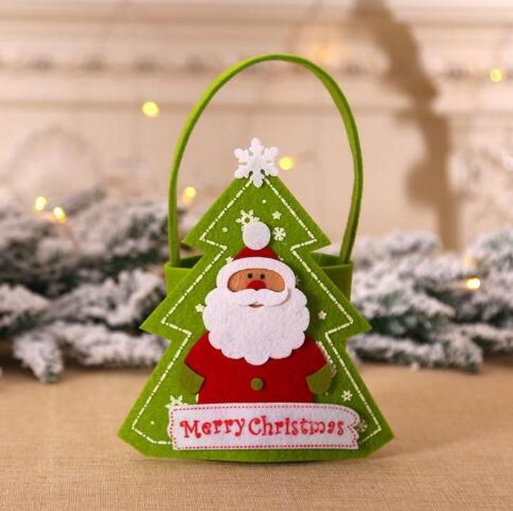 Christmas Felt Candy Gift Tote Bag