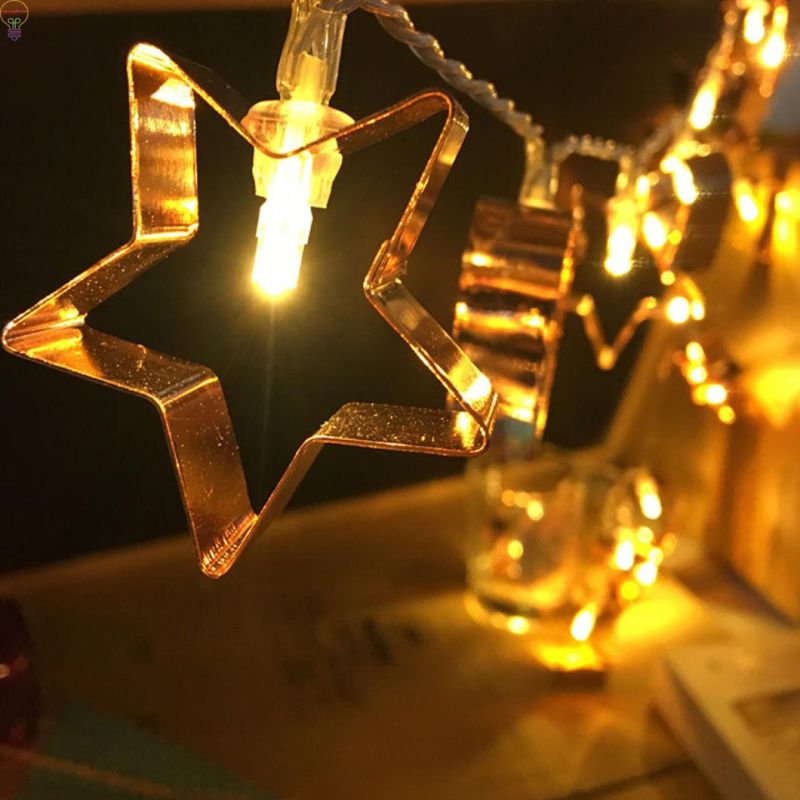 LED Flash Colour Lamp String Love Star Lamp String Decorate