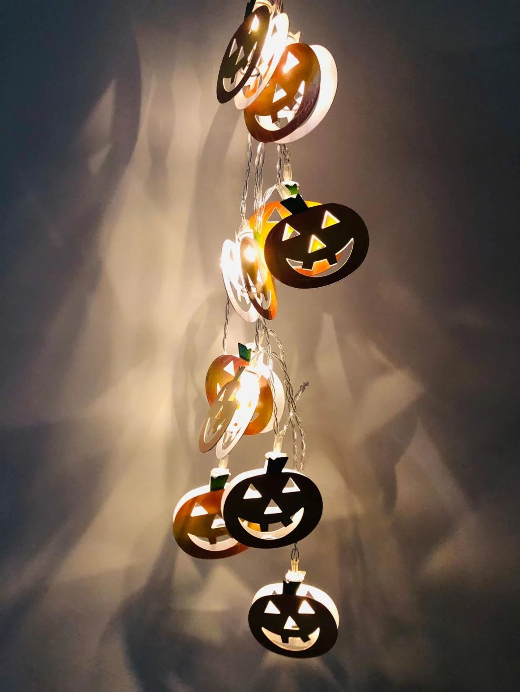 Battery Pumpkin Shaped 1.65 M LED String Lights Halloween Holiday Light