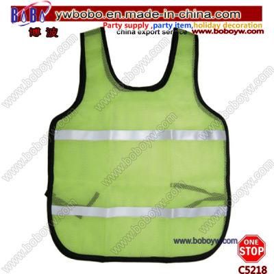 High Quality High Visibility Durable Traditional Nylon Roadside Chemical Safety Vests (c5218)