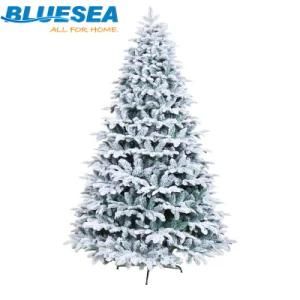 Artificial Snow Encrypted Flocking Tree PVC&PE Hybrid Automatic Tree Christmas Tree