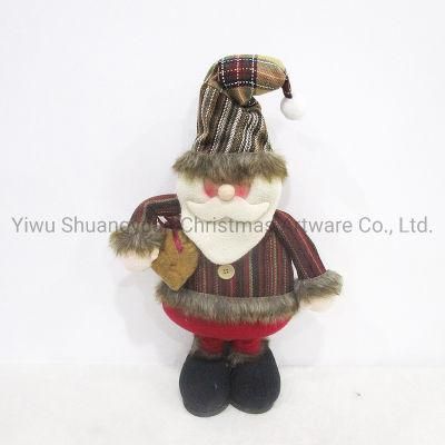 Santa Claus Christmas Ornaments Tree Decor Christmas Doll Decorations for Home 2020 Navidad Christmas Gift Kids