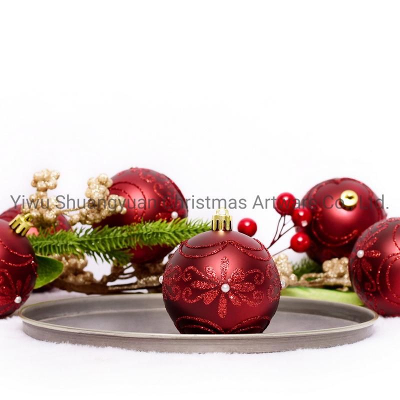 New Design Christmas Ball for Holiday Wedding Party Decoration Supplies Hook Ornament Craft Gifts