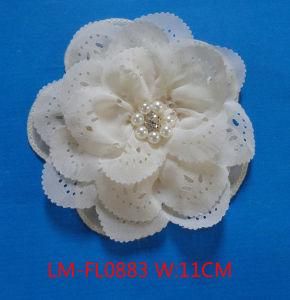 Crochet Flower Beads Flower Sequins Flower Christmas Gifts and Crafts Artificial Flower Christmas Wedding Decoration Home Decoration