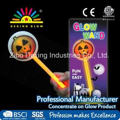 Glow Pumpkin Wand for Halloween, Glow Stick Toy