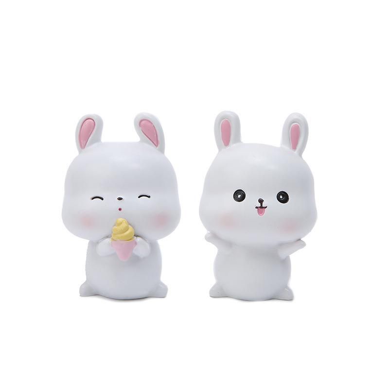 New Cute Rabbit Doll Resin Decoration Wholesale Ornaments