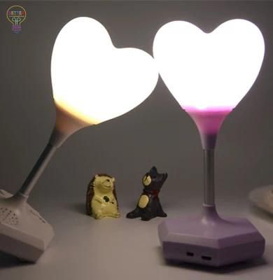 LED Silicone Heart Night Light for Valentine&prime;s Day Wedding Birthday