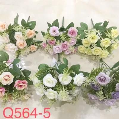 Artificial Roses Silk Flowers Wedding Party Home Office Outdoor Craft Decoration
