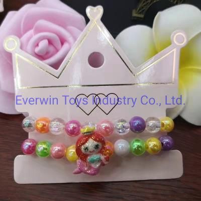 Plastic Toy Party Gift Jewelry Colour Pearl Bracelet