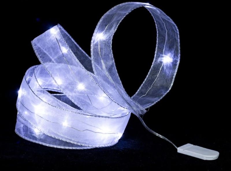 LED Ribbon Fairy String Night Lights for Holiday Party Decoration