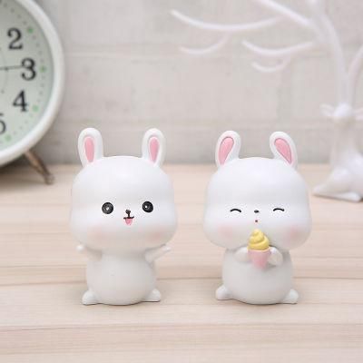 New Cute Rabbit Doll Resin Decoration Wholesale Ornaments