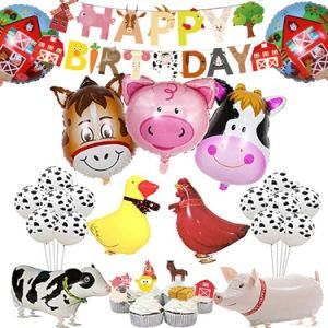Farm Animal Party Decoration Balloon Children&prime; S Birthday Party Supplies
