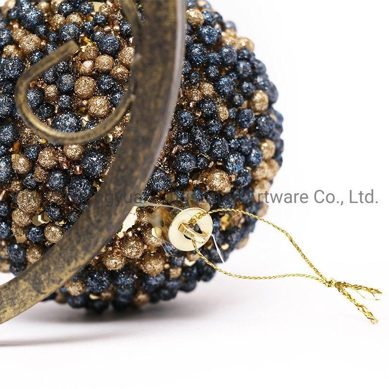 New Design High Sales Christmas Shiny Painted Ball for Holiday Wedding Party Decoration Supplies Hook Ornament Craft Gifts