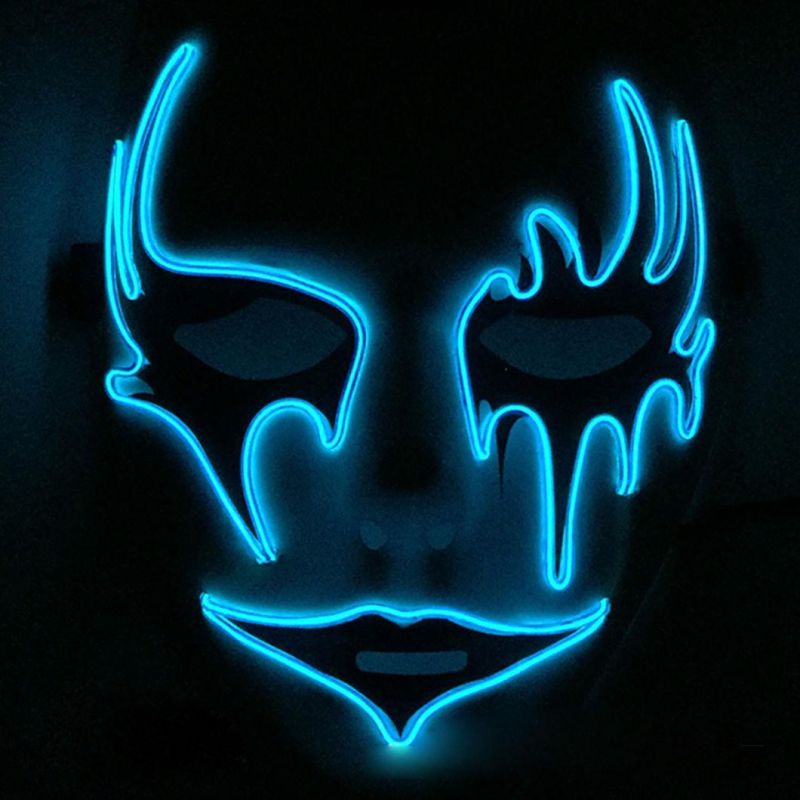 Party LED Ghost Face EL Light up Mask