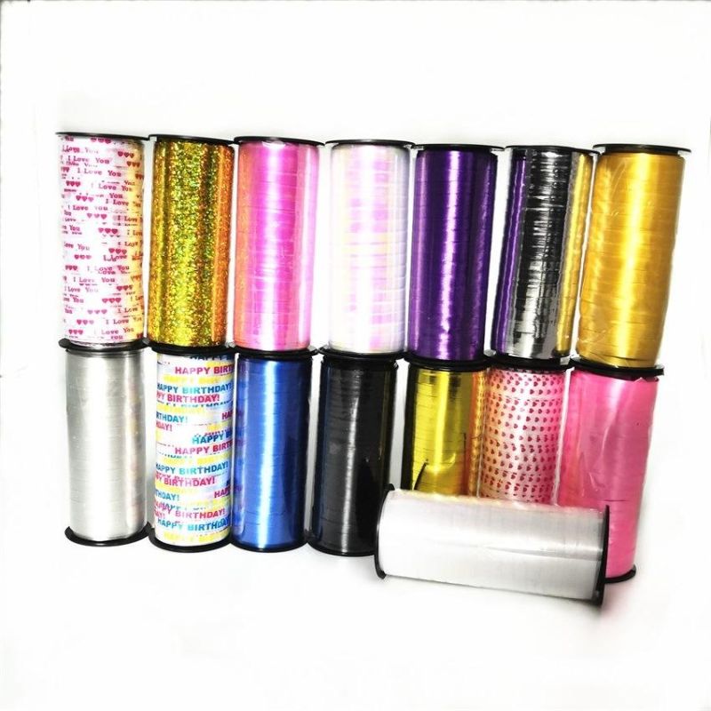 Factory Wholesale Wedding Arrangement Aluminum Film Love Balloon Ribbon100 Yards Br6008