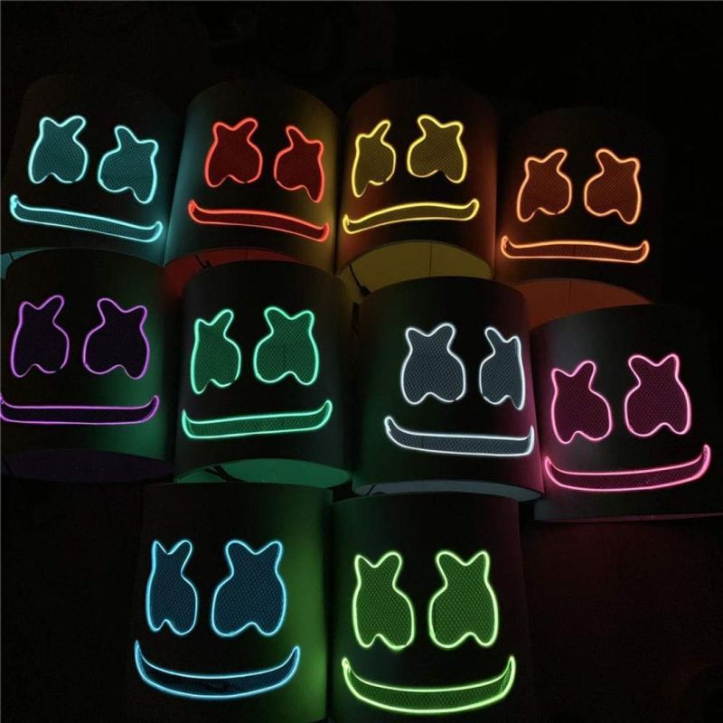 DJ Mask LED Mask Marshmello Helmet