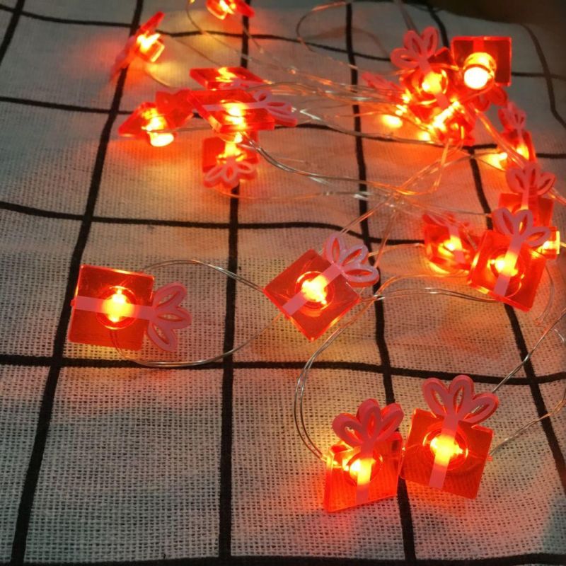 Holiday Spirit Christmas Lights LED String Lights Party Home Garden Bedroom Outdoor Indoor Wall Decorations Santa Claus Christmas Tree Decorative Lights