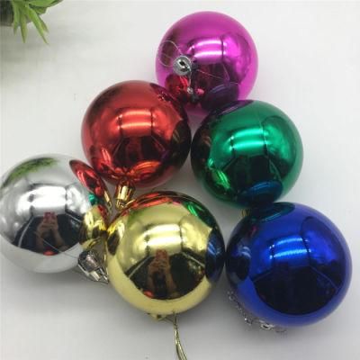 High Quality Plastic Hanging Decoration Christmas Ball