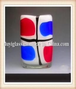Multicolour Bottle Glass Craft for Home Decoration