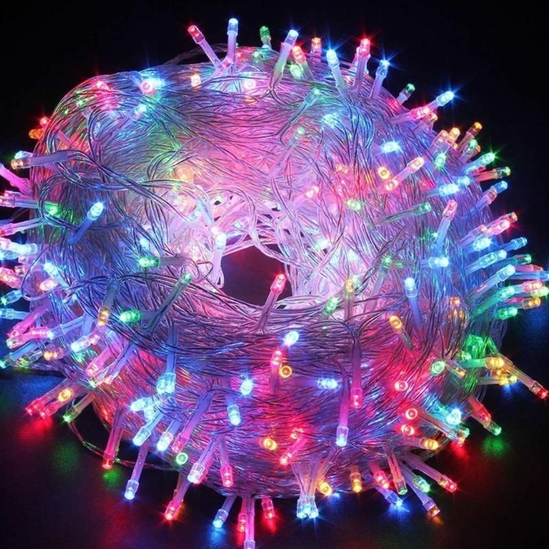 Waterproof Outdoor Home 10m 20m 30m 50m 100m LED Fairy String Lights Christmas Party Wedding Holiday Decoration Garland Light