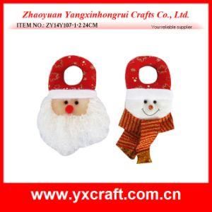 Christmas Decoration (ZY14Y107-1-2) Christmas Door Hoop Material Fabric