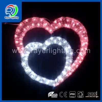LED Unique Heart Wedding Decoration Christmas Decor Festival Decoration Lights