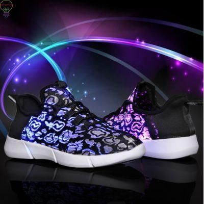 Cool Fun Light up LED Shoes 7 Colors USB Charging