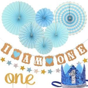 Paper Streamer Cake Topper Birthday Party Decoration Supplies