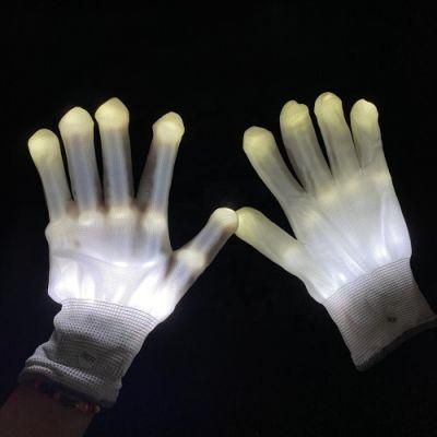 Party Festival Rave Halloween Skeleton Glove with LED Light