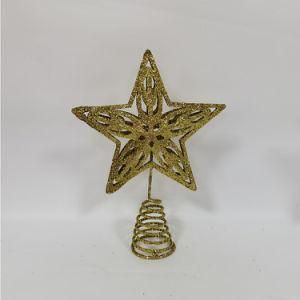 Metal Five-Pointed Star Christmas Tree Decoration
