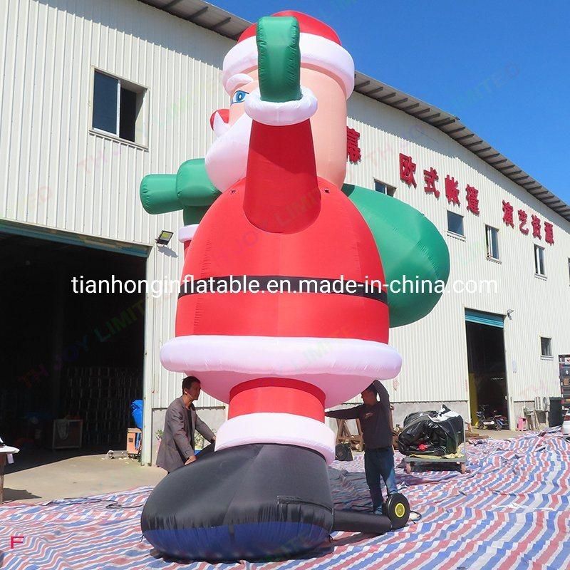 6m 20FT Tall Outdoor Giant Christmas Santa Claus Inflatable