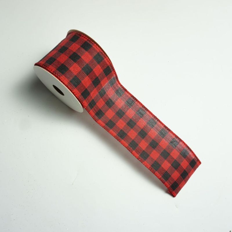 Lattice Belt Handmade Bow Hair Accessories, Packaging Materials, Cotton Lattice 4cm Ribbon for Clothing and Hats