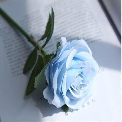 Artificial Rose Flower for Home or Wedding Decoration Artificial Single Stem Rose Flower