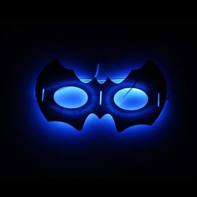 Halloween New Glow Bat Shape Mask