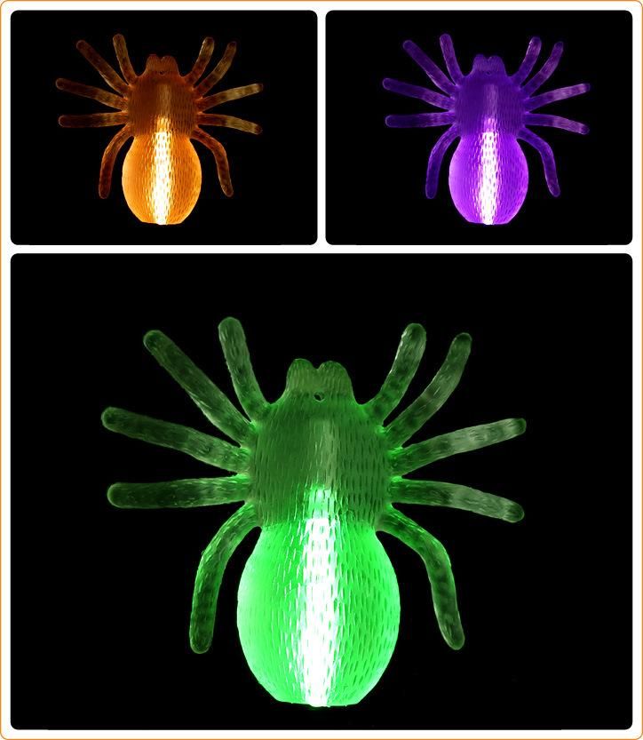 Hot-Selling Halloween Toys of Glow Spider