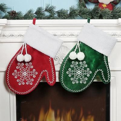 Foreign Trade New Christmas Ornaments, Candy Gift Bags, Christmas Stockings, Gloves, Pendants, Window Christmas Tree Ornaments