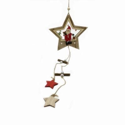 Christmas Home Decorations Wood Material Hangaing Ornaments