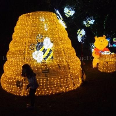 Outdoor Lighting Holiday Park Garden Home Festival Cartoon Animal Light LED Motif Lights