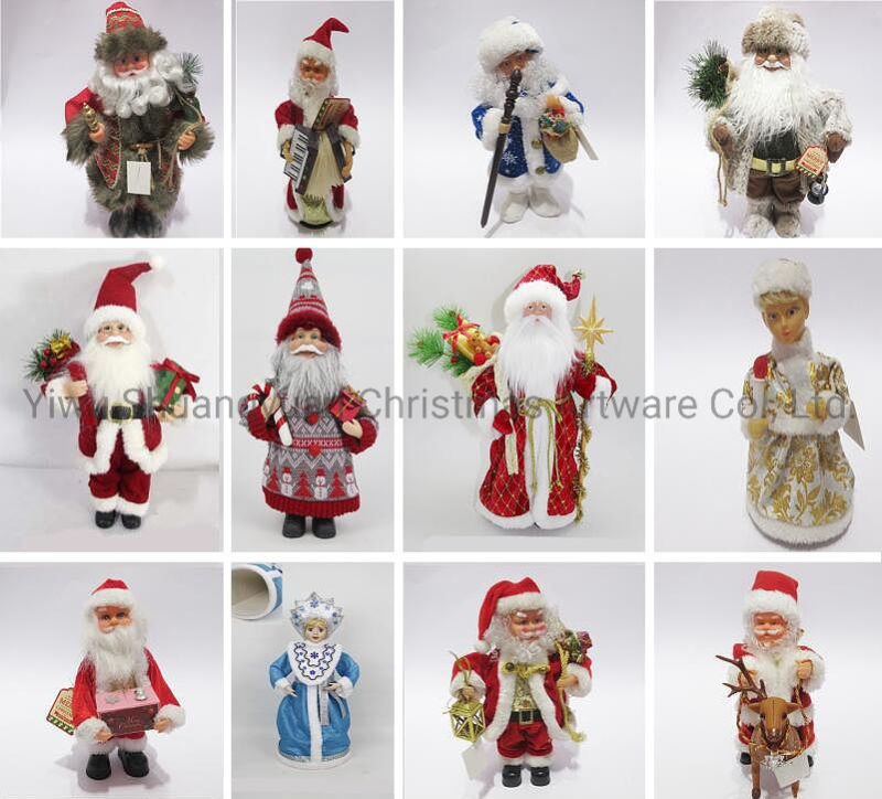 Christmas Ornaments Red Color Xmas Decoration Santa Claus