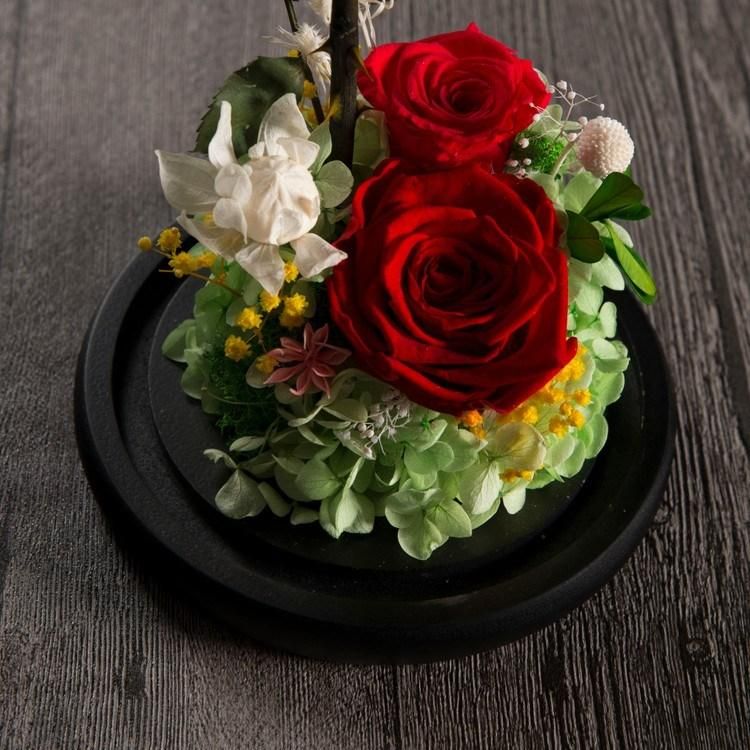 2018 Hot Products Artificial Flowers Valentine Day Gift for Girlfriend Preserved Rose Flower